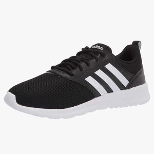 Women's Adidas QT racer 2.0 Running Shoes Sneakers Black White Size 9 CloudFoam